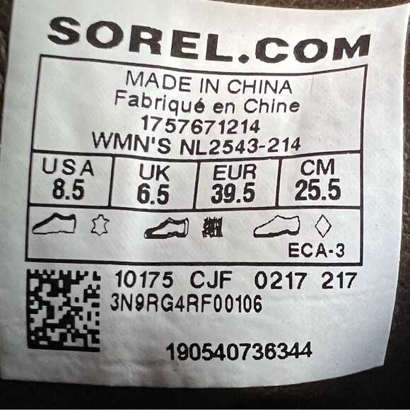 Sorel Addington Chelsea Tan Suede Pull On Boho Ankle Boot Stacked Heel Women 8.5 - Picture 10 of 13